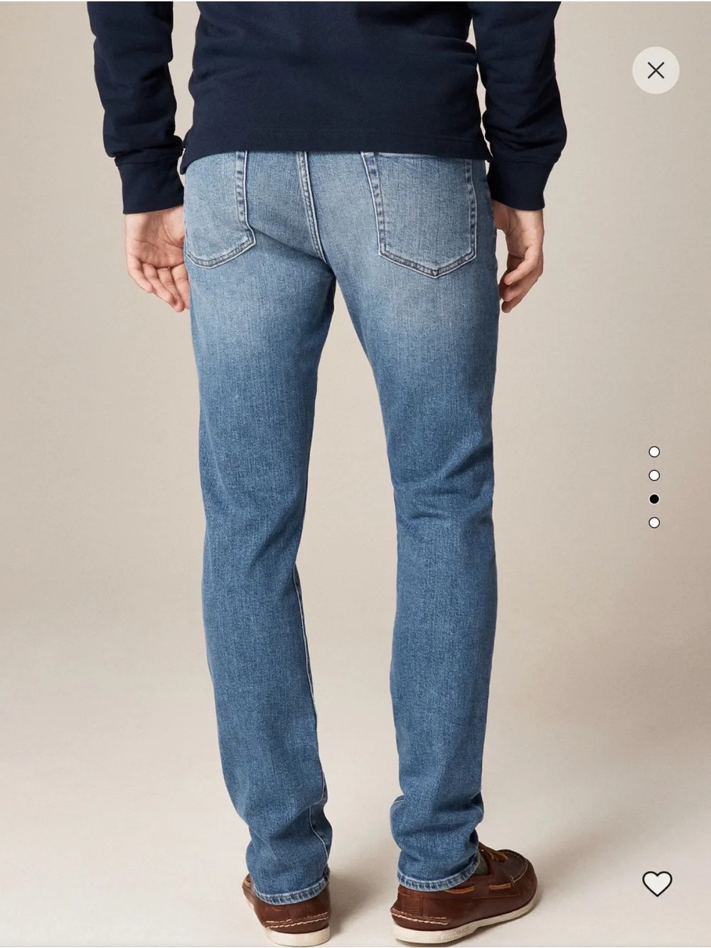 J. Crew Men's 770 Straight-fit Stretch Jeans in Medium Wash 30x30 NWT